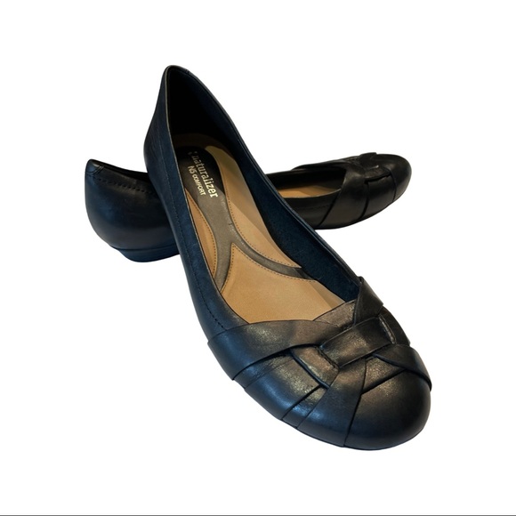 naturalizer leather comfort flats